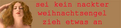 sei kein nackter weihnachtsengel