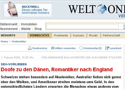 WELT - schlimmer als BILD